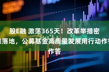 股E融 激荡365天！改革举措密集落地，公募基金高质量发展用行动作答